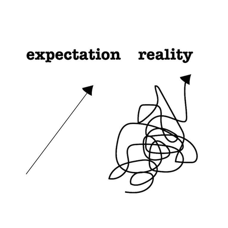 expectation vs reality